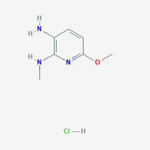 molecular formula C7H12ClN3O B3249507 6-Methoxy-N2-methylpyridine-2,3-diamine hydrochloride CAS No. 194720-55-3