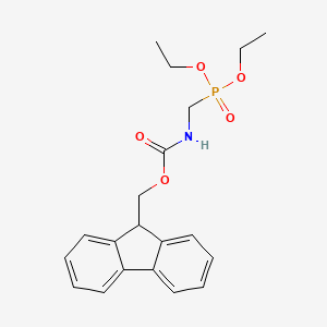 molecular formula C20H24NO5P B3249558 Diethyl (FMOC-aminomethyl)phosphonate CAS No. 195306-55-9