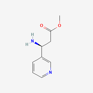 molecular formula C9H12N2O2 B3249907 Methyl (3s)-3-amino-3-(pyridin-3-yl)propanoate CAS No. 198959-53-4
