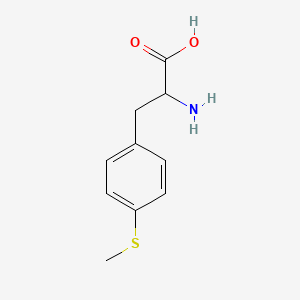 molecular formula C10H13NO2S B3249940 2-Amino-3-[4-(methylsulfanyl)phenyl]propanoic acid CAS No. 1991-88-4