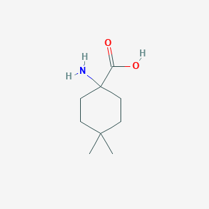 molecular formula C9H17NO2 B3249970 1-Amino-4,4-dimethylcyclohexane-1-carboxylic acid CAS No. 199330-51-3