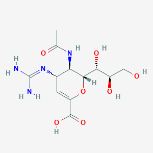 molecular formula C₁₂H₂₀N₄O₇ B000325 Zanamivir CAS No. 139110-80-8