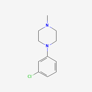 Piperazine, 1-(3-chlorophenyl)-4-methyl-