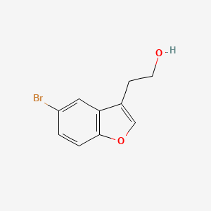 3-Benzofuranethanol, 5-bromo-