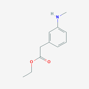Ethyl 2-[3-(methylamino)phenyl]acetate