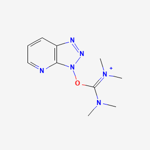 molecular formula C10H15N6O+ B3250123 [二甲基氨基（三唑并[4,5-b]吡啶-3-氧基）亚甲基]-二甲基氮鎓 CAS No. 200731-31-3
