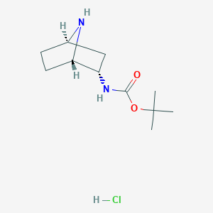 tert-Butyl (1S,2S,4R)-7-azabicyclo[2.2.1]heptan-2-ylcarbamate hydrochloride