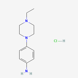 molecular formula C12H20ClN3 B3250152 4-(4-Ethylpiperazin-1-yl)aniline hydrochloride CAS No. 2009011-61-2