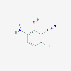 molecular formula C7H5ClN2O B3250183 2-Hydroxy-3-cyano-4-chloroaniline CAS No. 201467-04-1