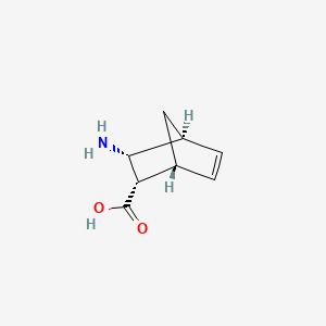 molecular formula C8H11NO2 B3250299 diendo-3-Amino-bicyclo[2.2.1]hept-5-ene-2-carboxylic acid CAS No. 202187-28-8