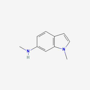 molecular formula C10H12N2 B3250354 N,1-Dimethyl-1H-indol-6-amine CAS No. 202807-73-6