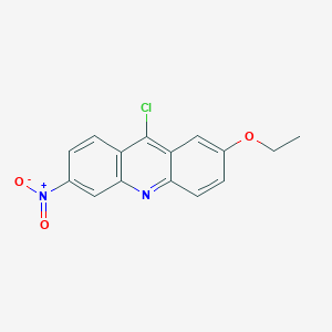 molecular formula C15H11ClN2O3 B3250383 9-Chloro-2-ethoxy-6-nitroacridine CAS No. 20304-69-2