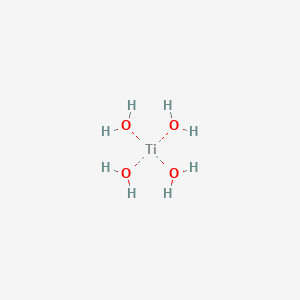 molecular formula H8O4Ti B3250457 Titanium hydroxide (Ti(OH)4), (T-4)- CAS No. 20338-08-3