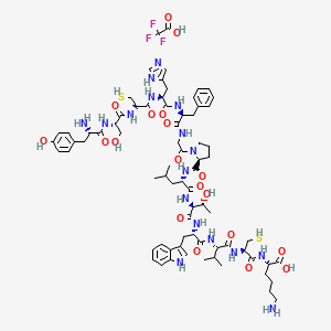 molecular formula C74H102F3N17O19S2 B3250461 Erythropoietin Mimetic Peptide Sequence 20 Trifluoroacetate CAS No. 203397-62-0
