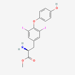 o-(4-Hydroxyphenyl)-3,5-diiodo-l-tyrosine methyl ester