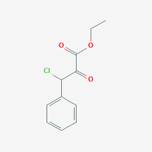 molecular formula C11H11ClO3 B3250530 Ethyl 3-chloro-2-oxo-3-phenylpropanoate CAS No. 20375-16-0