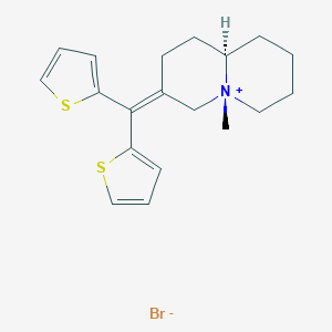 molecular formula C19H24BrNS2 B032506 Tiquizium bromide CAS No. 71731-58-3