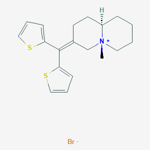 molecular formula C₁₉H₂₄BrNS₂ B032506 Tiquizium bromide CAS No. 71731-58-3
