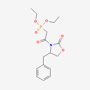 B3250700 Diethyl (R)-(2-(4-benzyl-2-oxooxazolidin-3-yl)-2-oxoethyl)phosphonate CAS No. 204587-88-2