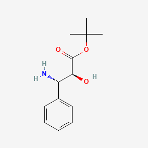 molecular formula C13H19NO3 B3250714 (2S,3S)-Tert-butyl 3-amino-2-hydroxy-3-phenylpropanoate CAS No. 204587-97-3