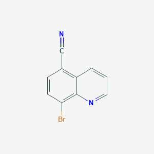 molecular formula C10H5BrN2 B3250719 8-Bromoquinoline-5-carbonitrile CAS No. 204783-06-2