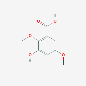 molecular formula C9H10O5 B3250725 3-Hydroxy-2,5-dimethoxybenzoic acid CAS No. 204849-22-9