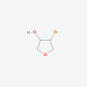 molecular formula C4H7BrO2 B3250729 4-Bromooxolan-3-ol CAS No. 204926-49-8