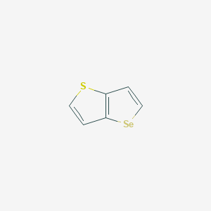 molecular formula C6H4SSe B3250733 Selenolo[3,2-b]thiophene CAS No. 20503-37-1