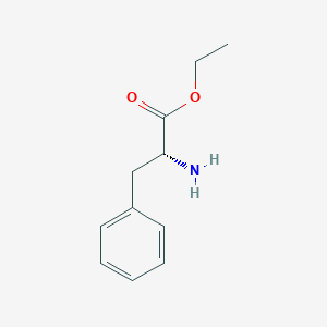 molecular formula C11H15NO2 B3250778 ethyl (2R)-2-amino-3-phenylpropanoate CAS No. 20529-91-3