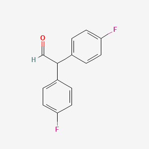 2,2-Bis(4-fluorophenyl)acetaldehyde