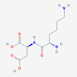 molecular formula C10H19N3O5 B3250847 H-Lys-Asp-OH CAS No. 20556-18-7