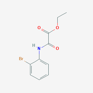 molecular formula C10H10BrNO3 B325091 Ethyl [(2-bromophenyl)carbamoyl]formate 