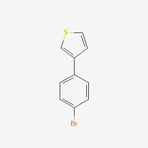 molecular formula C10H7BrS B3251016 3-(4-Bromophenyl)thiophene CAS No. 20608-85-9