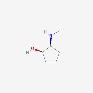 molecular formula C6H13NO B3251029 cis-2-(Methylamino)cyclopentanol CAS No. 20616-55-1
