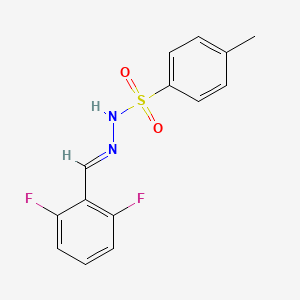 N-[(E)-(2,6-Difluorophenyl)methyleneamino]-4-methyl-benzenesulfonamide