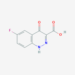 6-Fluoro-4-oxo-1,4-dihydrocinnoline-3-carboxylic acid