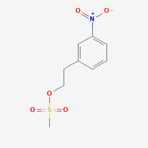 molecular formula C9H11NO5S B3251084 2-(3-Nitrophenyl)ethyl methanesulfonate CAS No. 206874-43-3