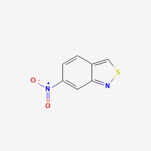 molecular formula C7H4N2O2S B3251120 6-Nitrobenzo[c]isothiazole CAS No. 20712-11-2