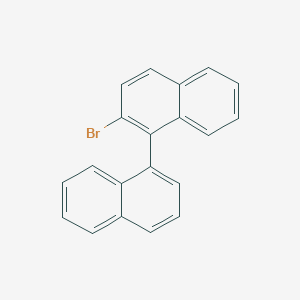molecular formula C20H13B B3251163 Naphthalene, 1-(2-bromo-1-naphthyl)- CAS No. 207611-58-3