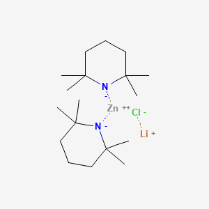 molecular formula C18H36ClLiN2Zn B3251185 Lithium;zinc;2,2,6,6-tetramethylpiperidin-1-ide;chloride CAS No. 207788-38-3