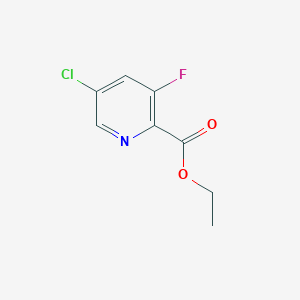 molecular formula C8H7ClFNO2 B3251222 Ethyl 5-chloro-3-fluoropicolinate CAS No. 207994-06-7