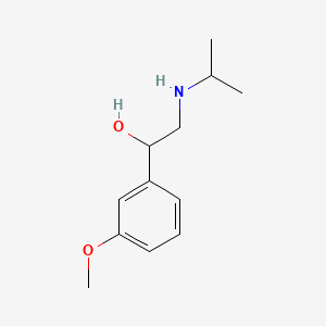 molecular formula C12H19NO2 B3251425 2-(Isopropylamino)-1-(3-methoxyphenyl)ethanol CAS No. 20938-79-8