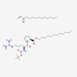 molecular formula C40H77N5O7 B3251715 Micelle-Forming Thrombin Inhibitor CAS No. 211114-01-1
