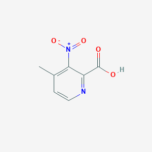 molecular formula C7H6N2O4 B3251819 4-Methyl-3-nitropyridine-2-carboxylic acid CAS No. 21203-65-6