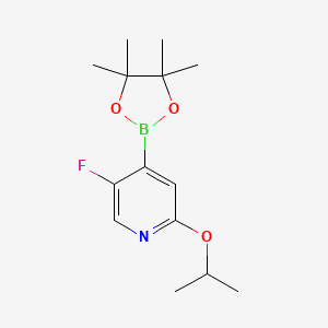 (5-Fluoro-2-isopropoxypyridin-4-yl)boronic acid pinacol ester