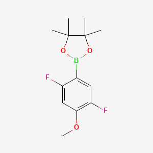 2-(2,5-Difluoro-4-methoxyphenyl)-4,4,5,5-tetramethyl-1,3,2-dioxaborolane