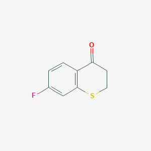 molecular formula C9H7FOS B3251901 7-Fluorothiochroman-4-one CAS No. 21243-15-2