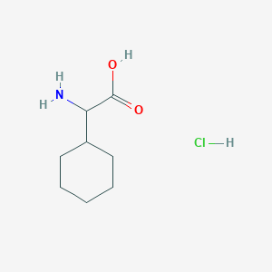 molecular formula C8H16ClNO2 B3251913 2-Amino-2-cyclohexylacetic acid hydrochloride CAS No. 212576-02-8