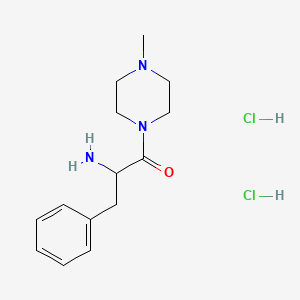 2-Amino-1-(4-methylpiperazin-1-yl)-3-phenylpropan-1-one dihydrochloride