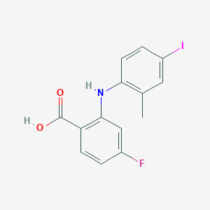 4-Fluoro-2-((4-iodo-2-methylphenyl)amino)benzoic acid
